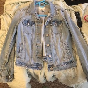 Light wash jean jacket